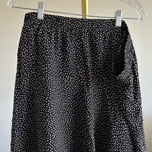 Black Polka Dot Skirt